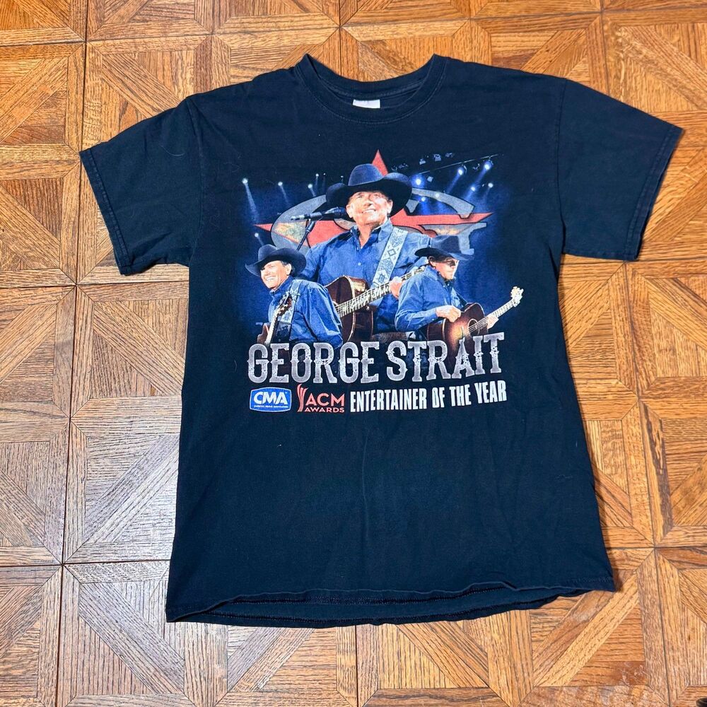 George Strait CMA Entertainer Of Year Concert Shirt Size M